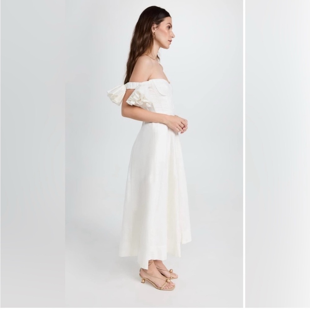 Bardot | Sigma Off-Shoulder Linen Dress - Picture 4 of 6